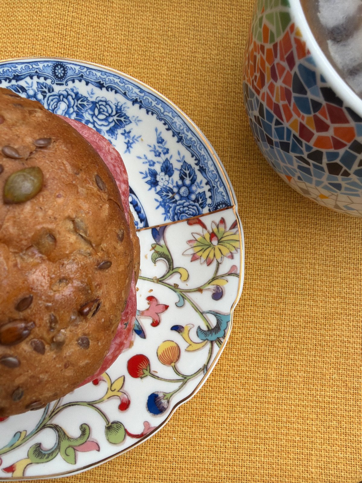 Moscow resident documents lunch, weather changes, skincare routine