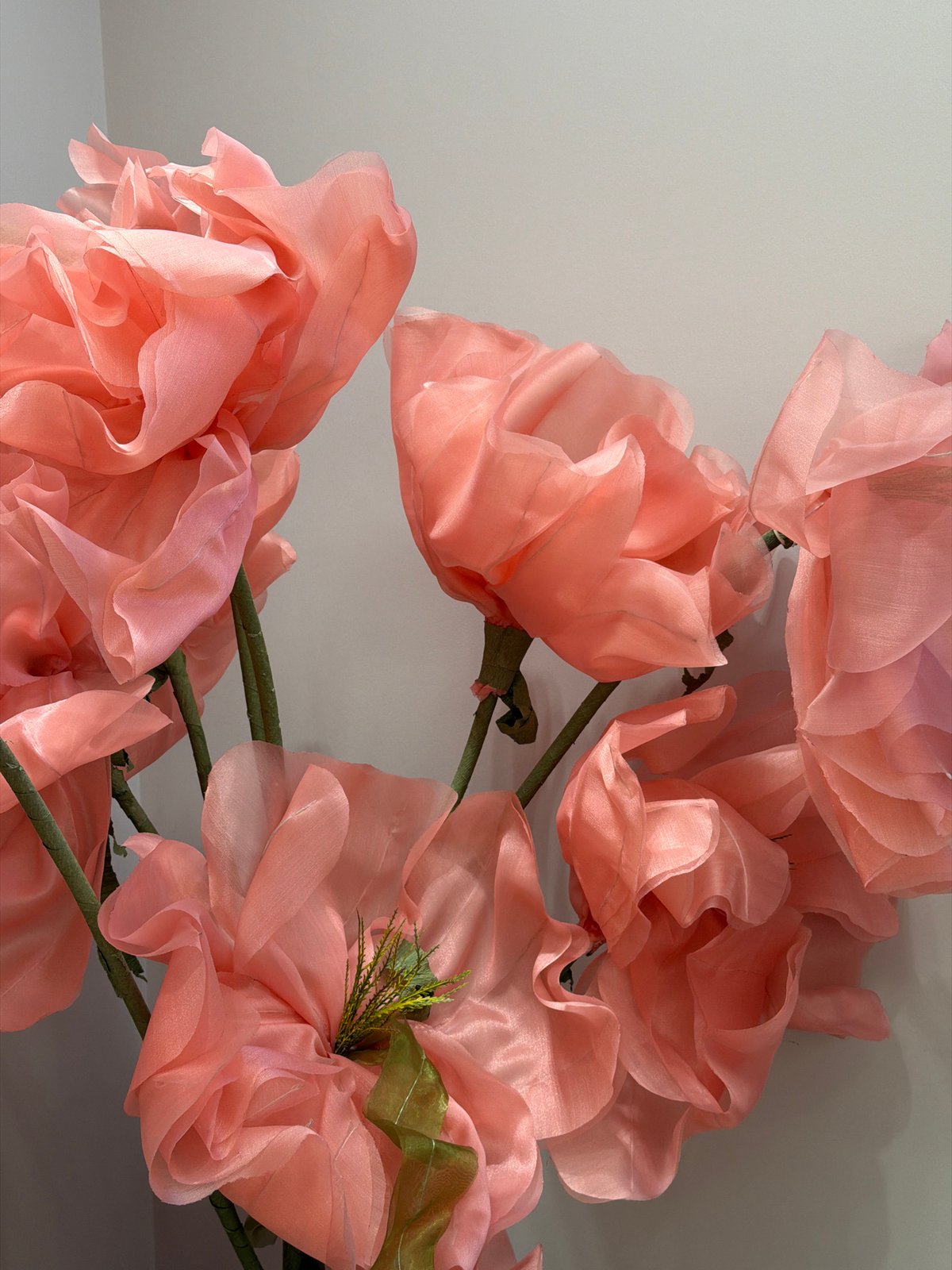 Artificial flower display documented in Yerevan, Armenia