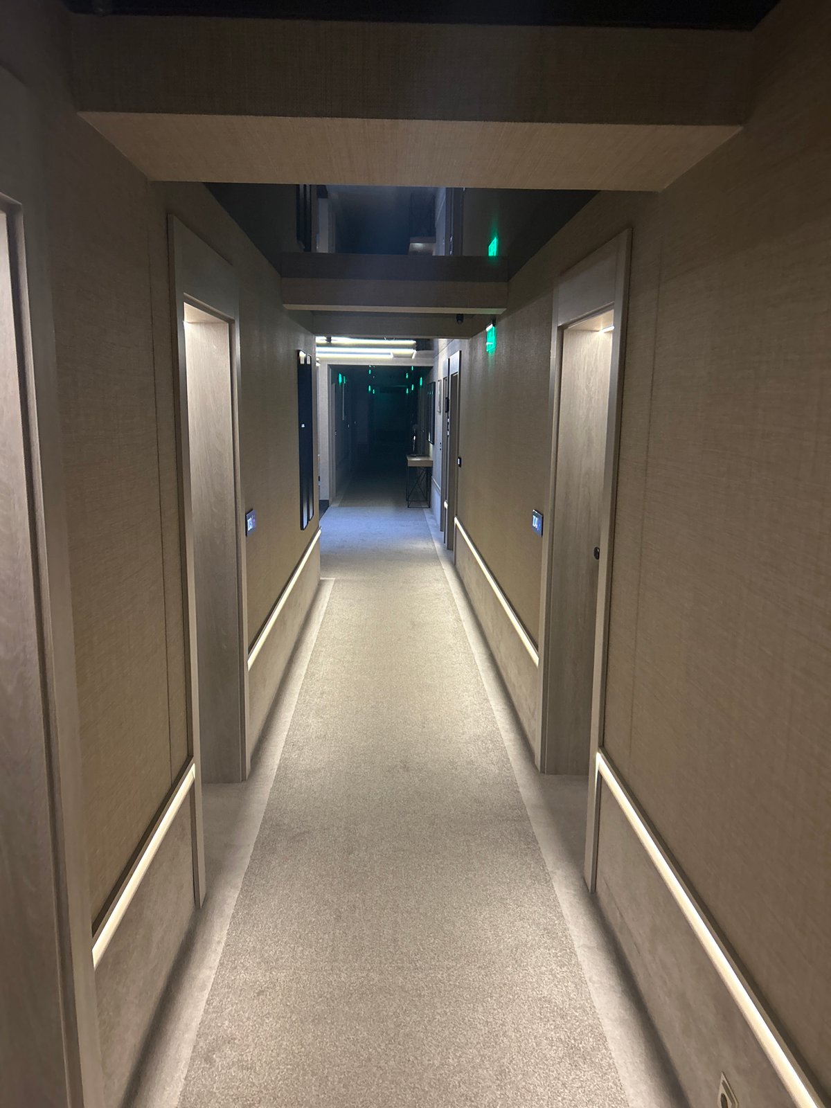 Modern minimalist hallway documented in Plovdiv, Bulgaria