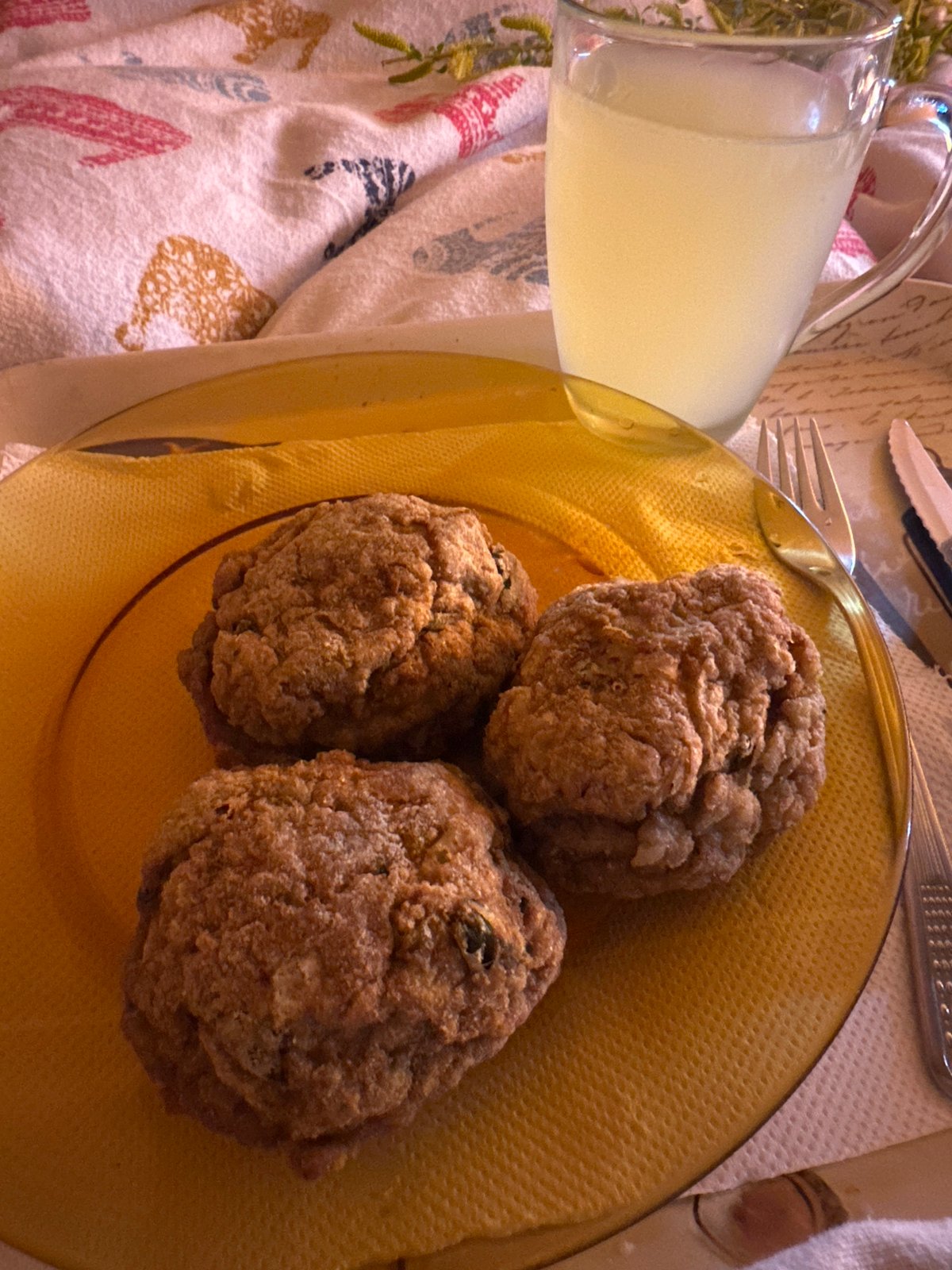 Sofia resident documents varied meal with patties, pasta, salads