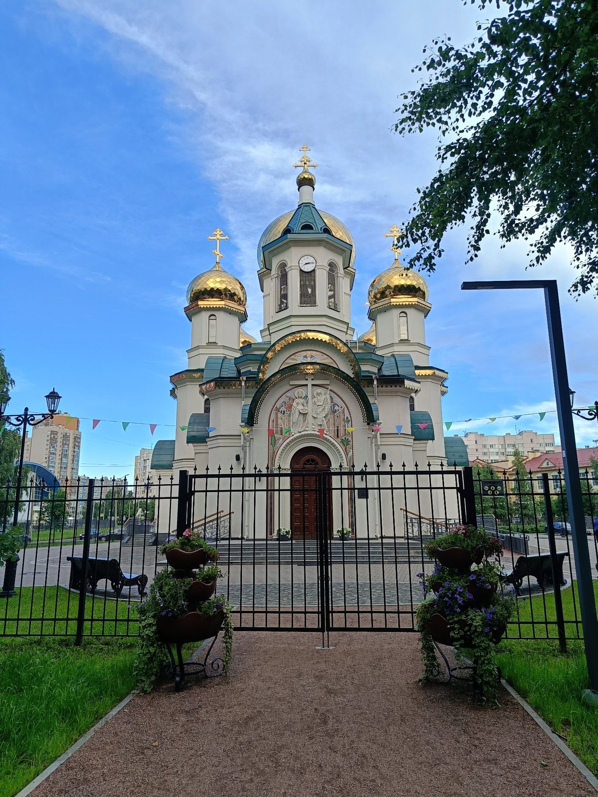 Exploring the Savior on Blood church grounds in Saint Petersburg
