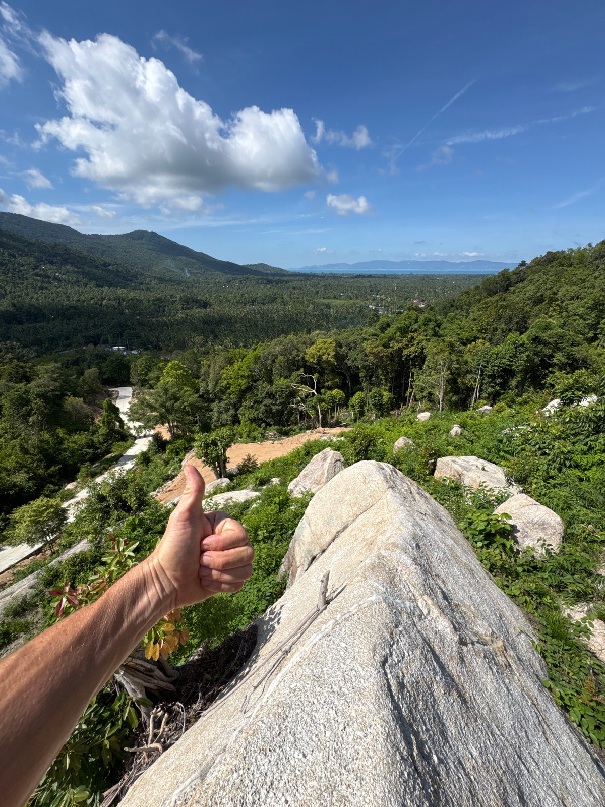 Scenic viewpoint visit on Koh Phangan island