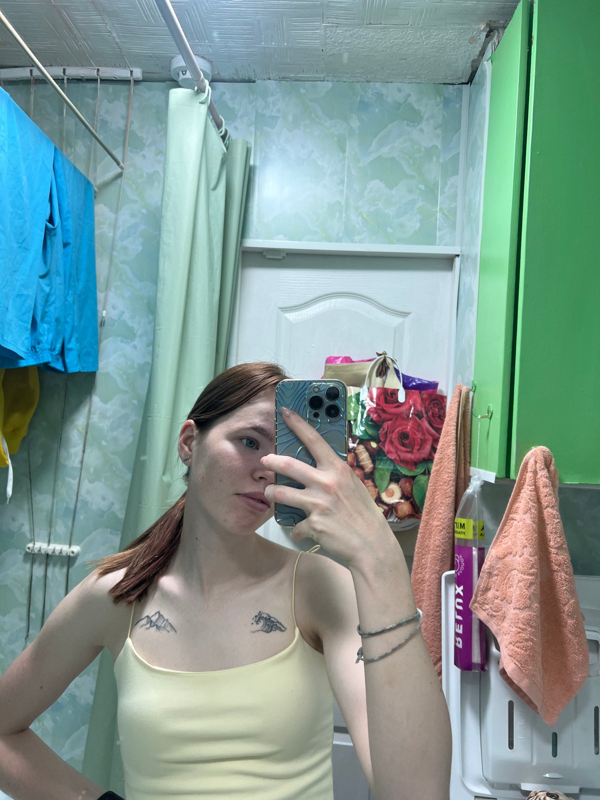 Morning routine and cats documented in Chaikovsky residence