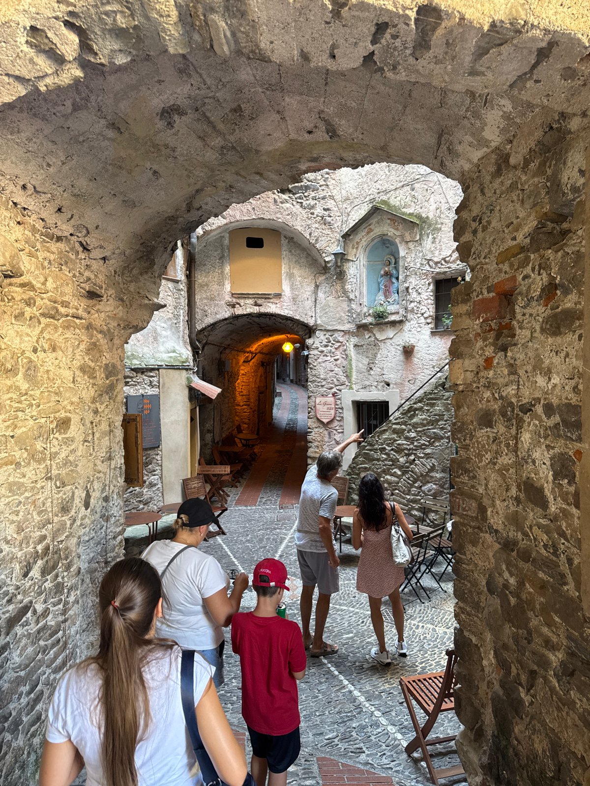 Summer morning in Dolceacqua's medieval village
