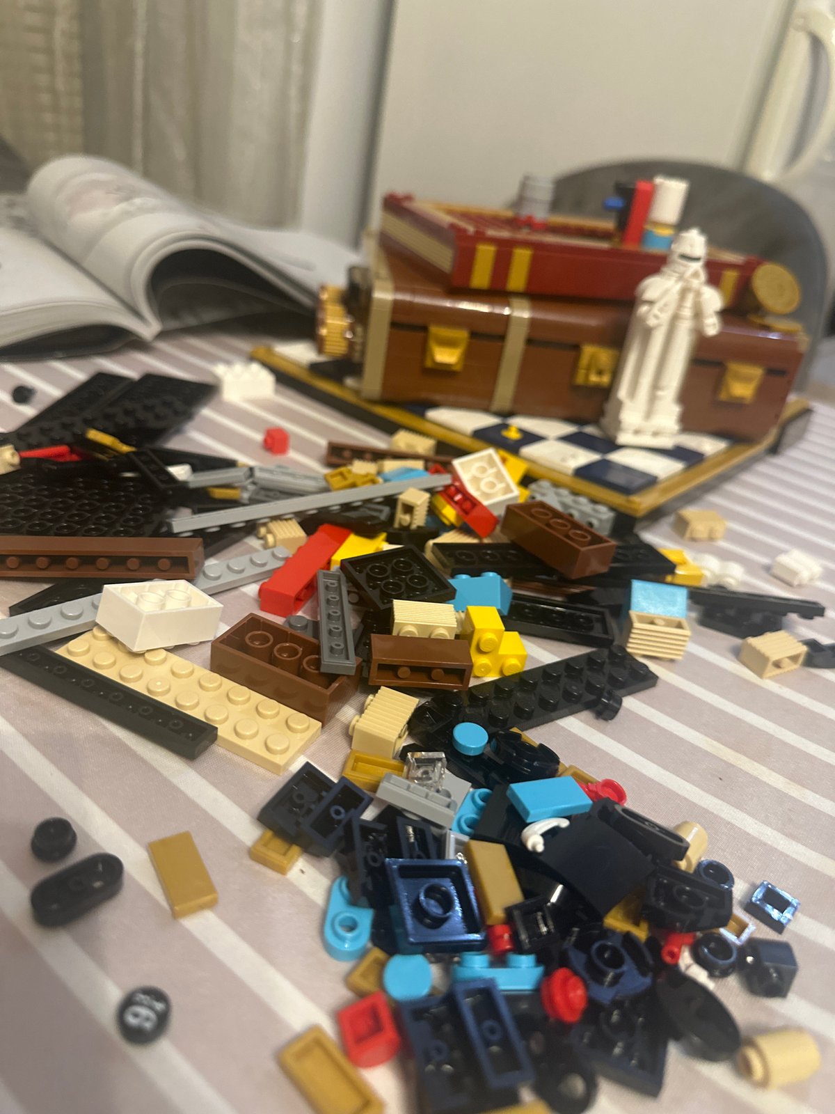 Lego construction project spotted on tabletop in Sofia