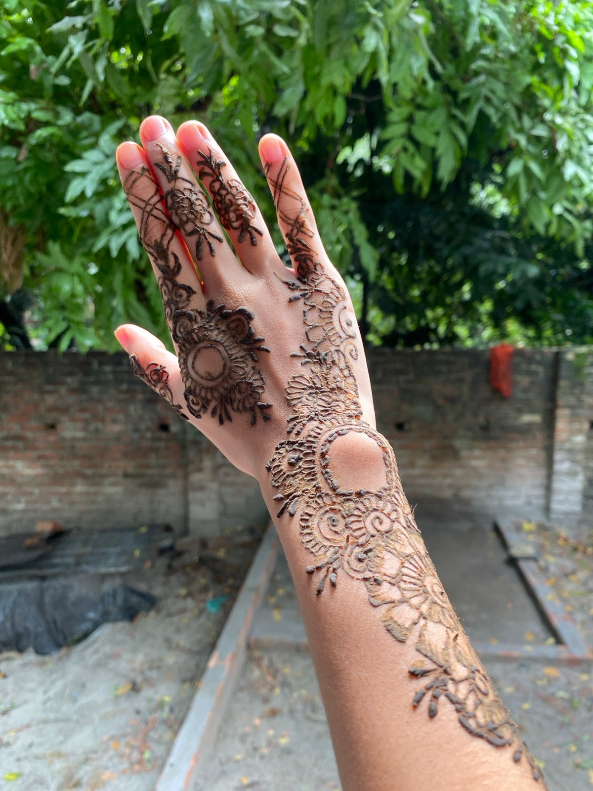 Eid celebration features intricate henna designs and chocolate treats