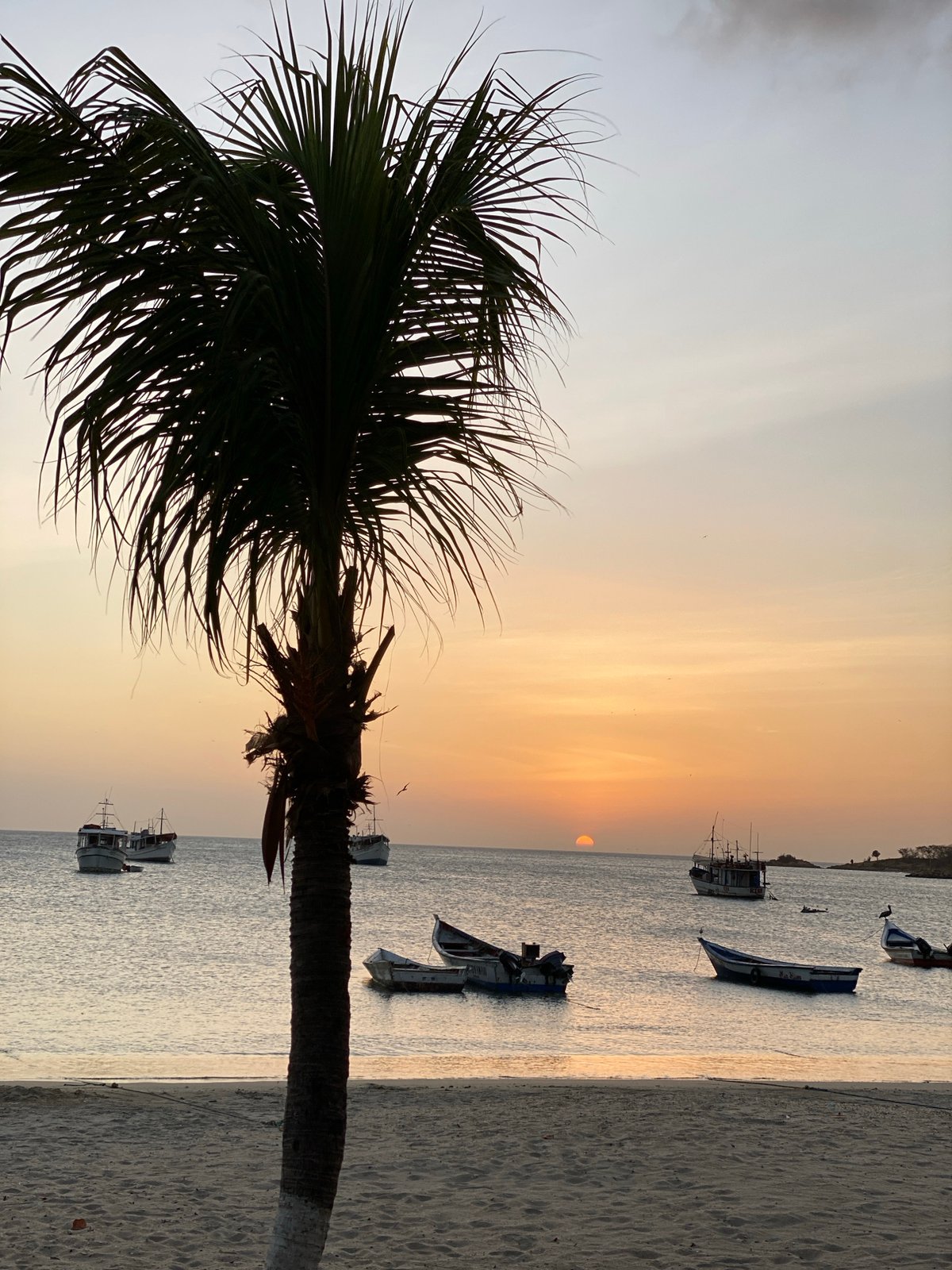 Evening scenes documented in Juan Griego, Venezuela
