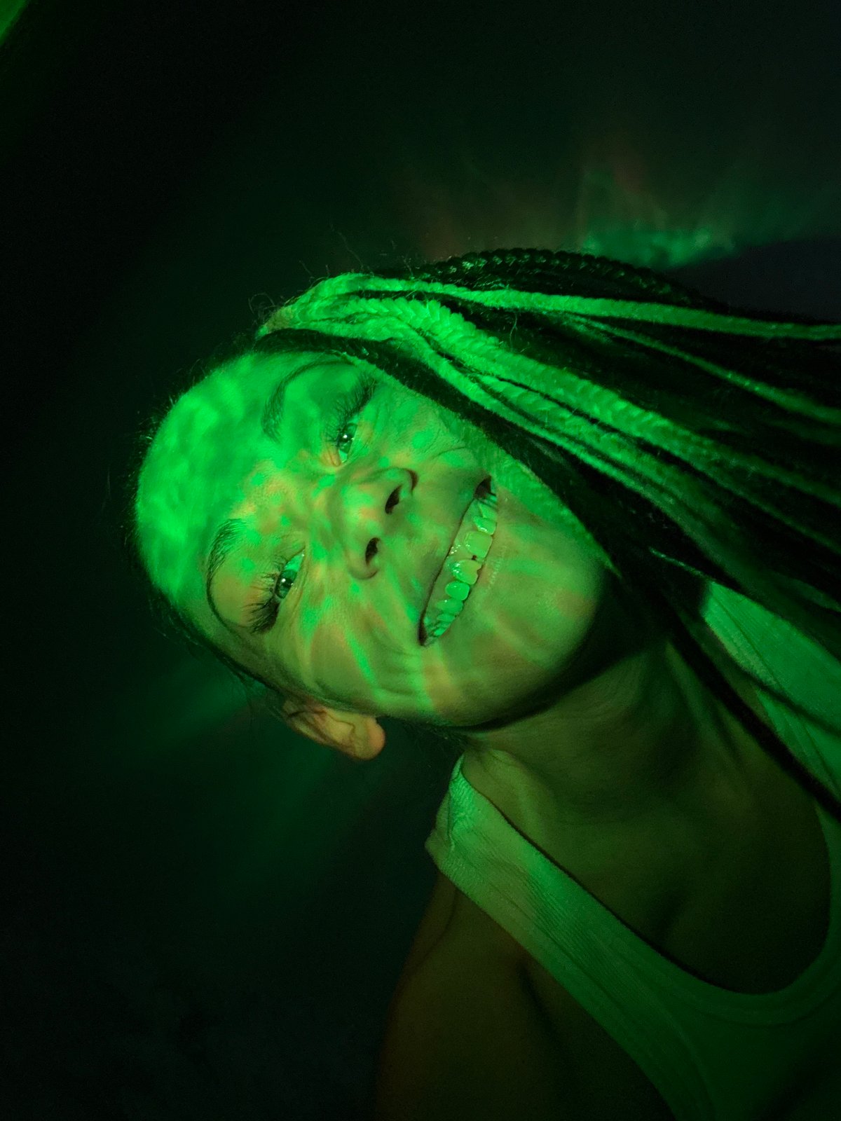 Artistic portrait session captured in Rusanovo, Russia early morning