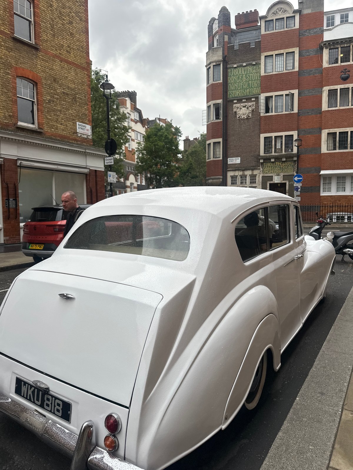 Vintage Rolls Royce spotted parked in central London