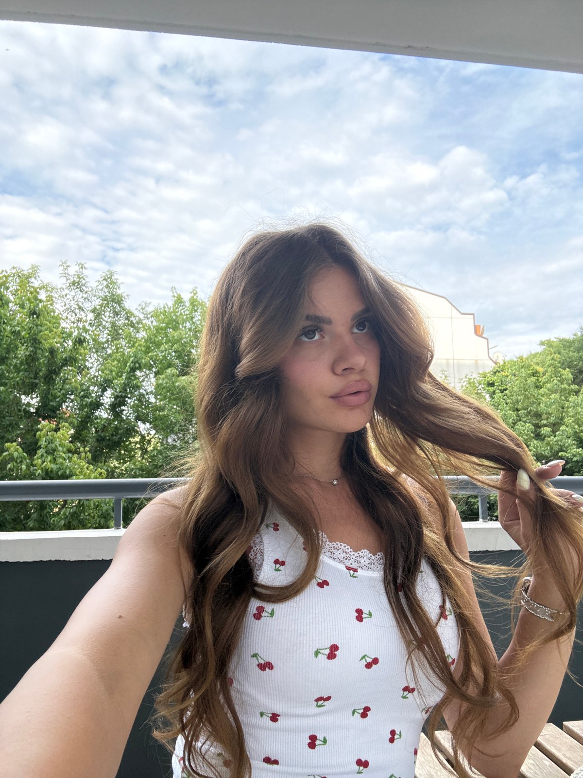 Afternoon selfie session across a Plovdiv apartment and balcony