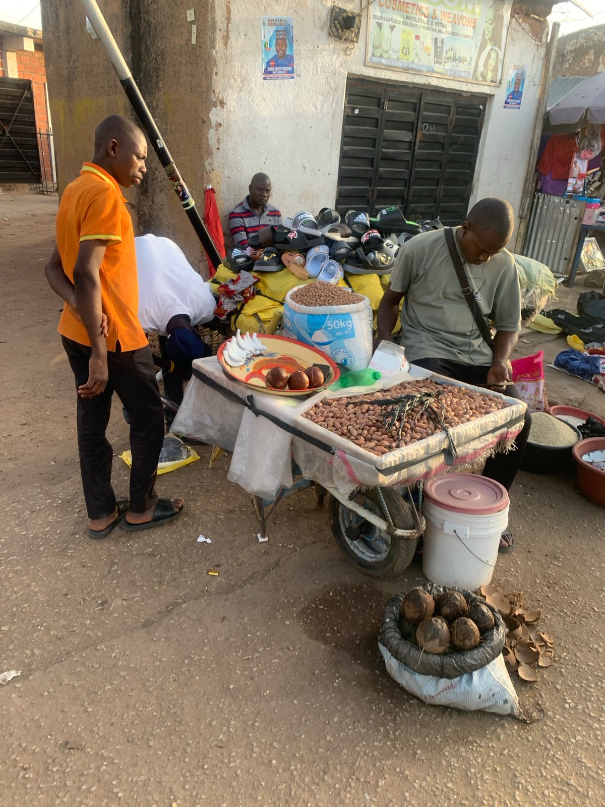 Daily street life documented across Jos, Nigeria neighborhoods