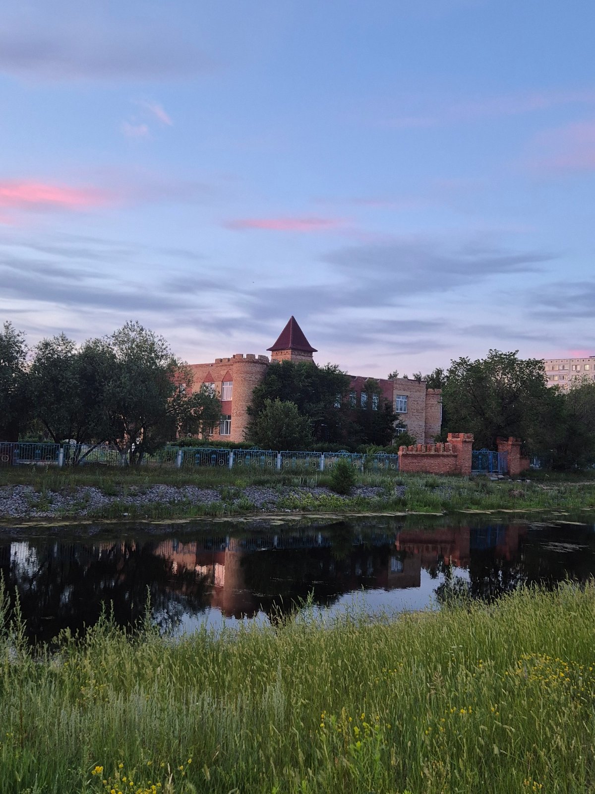 Twilight scenes documented across Kokshetau, Kazakhstan during evening hours