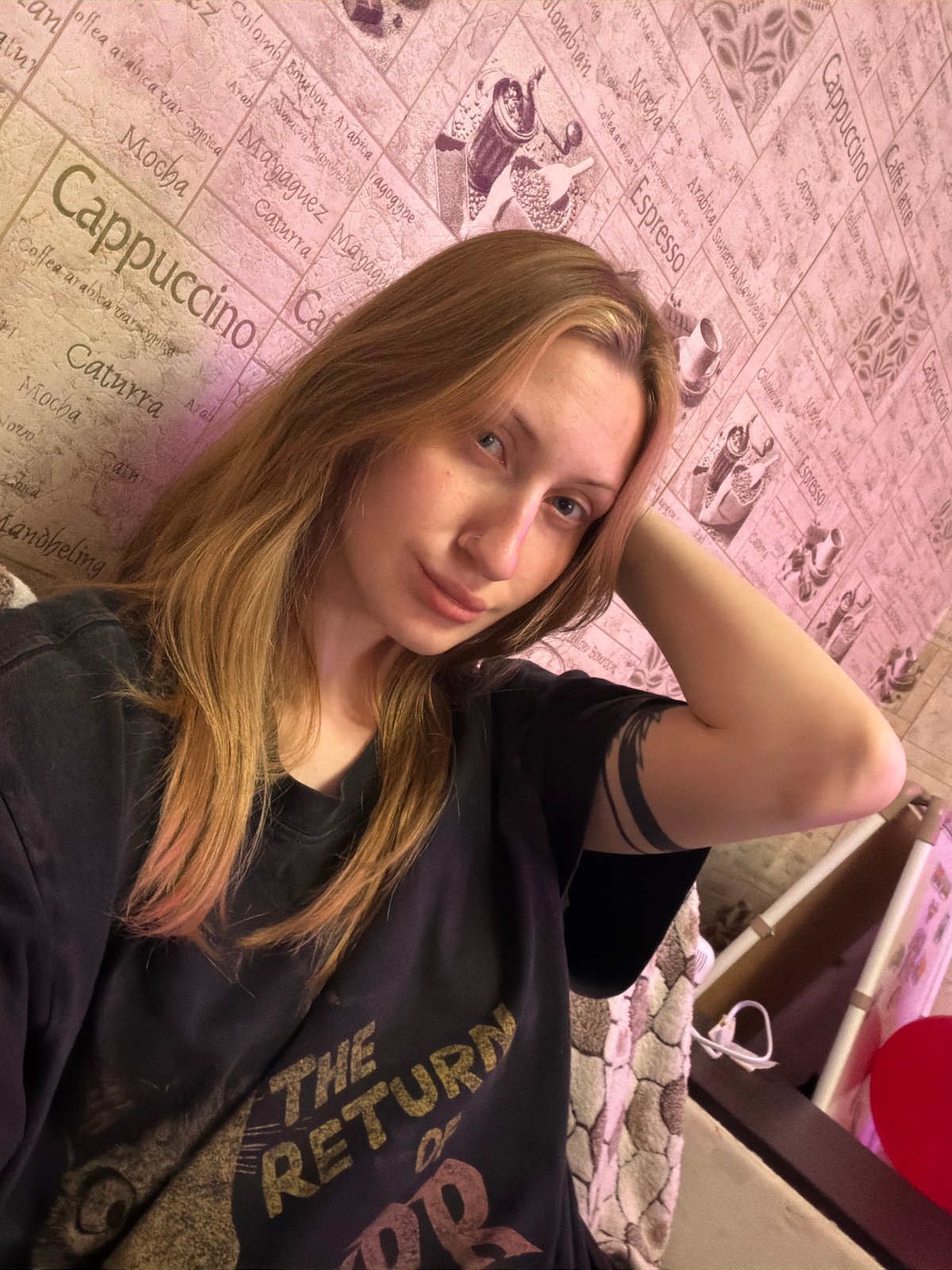 Casual indoor portraits near Lake Ladoga, Russia