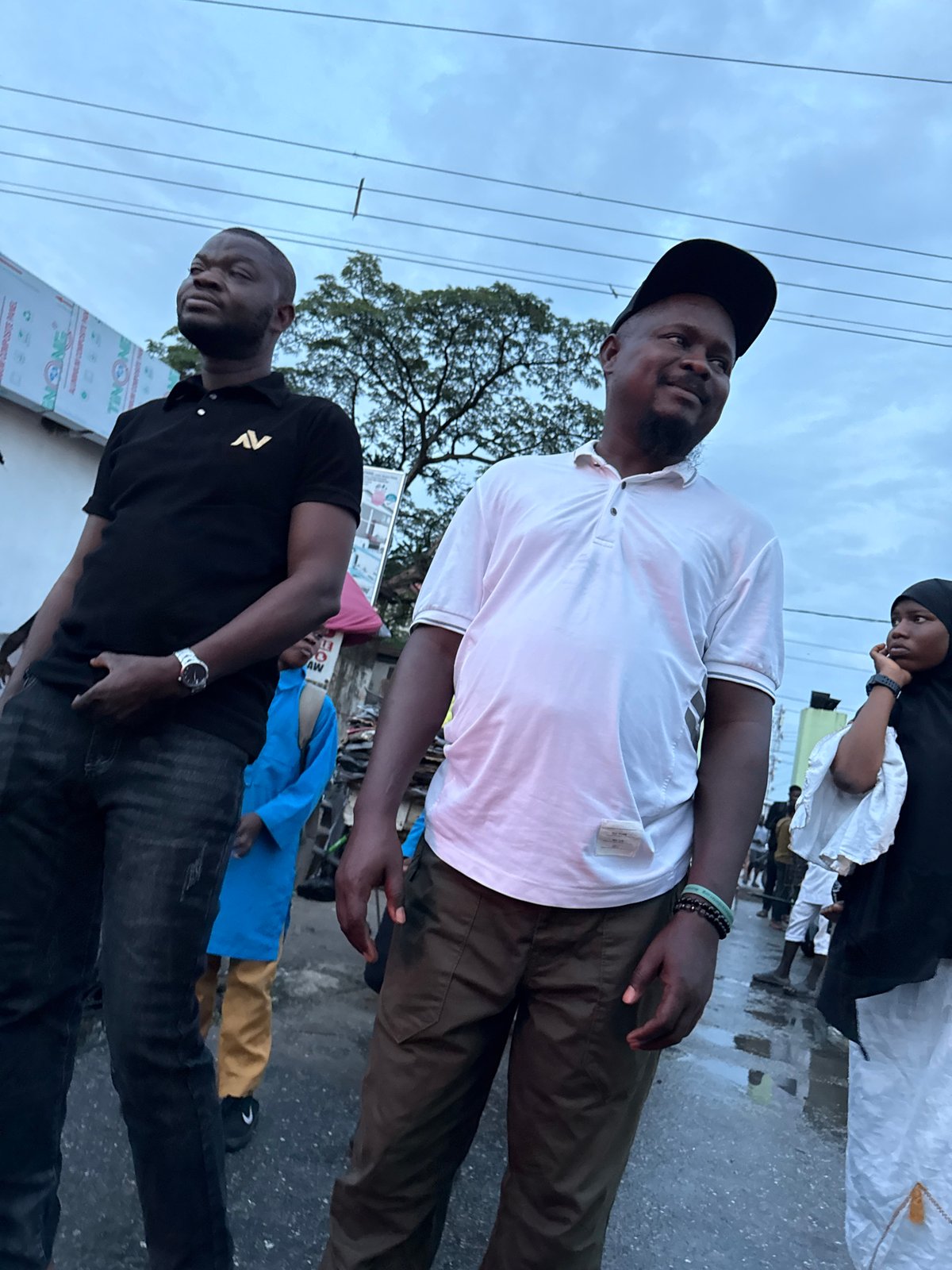 Evening street life documented in Ado, Nigeria
