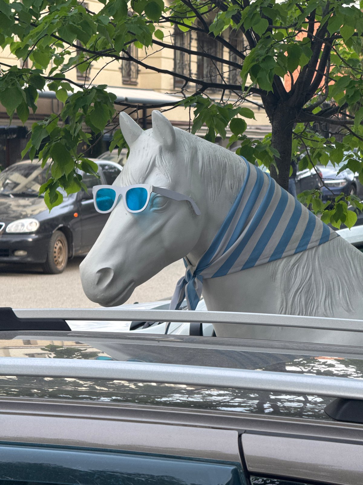 Decorative horse sculptures spotted across Kazan public spaces