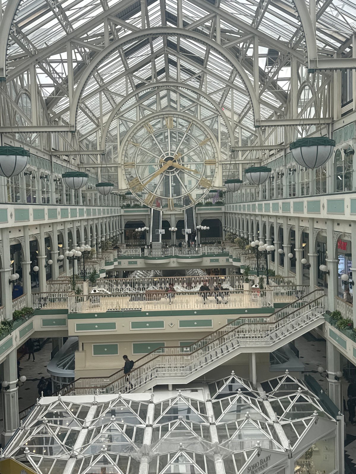 Witness documents Stephen's Green Shopping Centre interior architecture