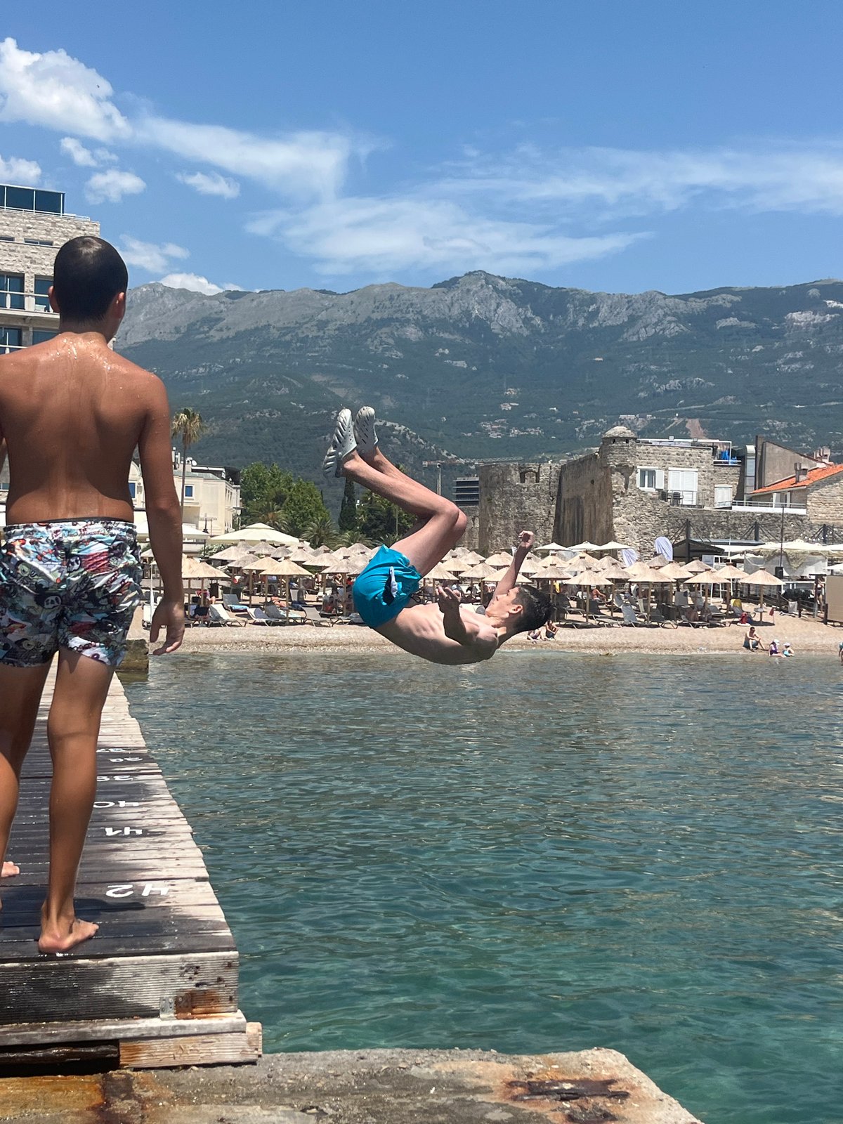 Summer morning exploring Budva's old town and Adriatic waterfront