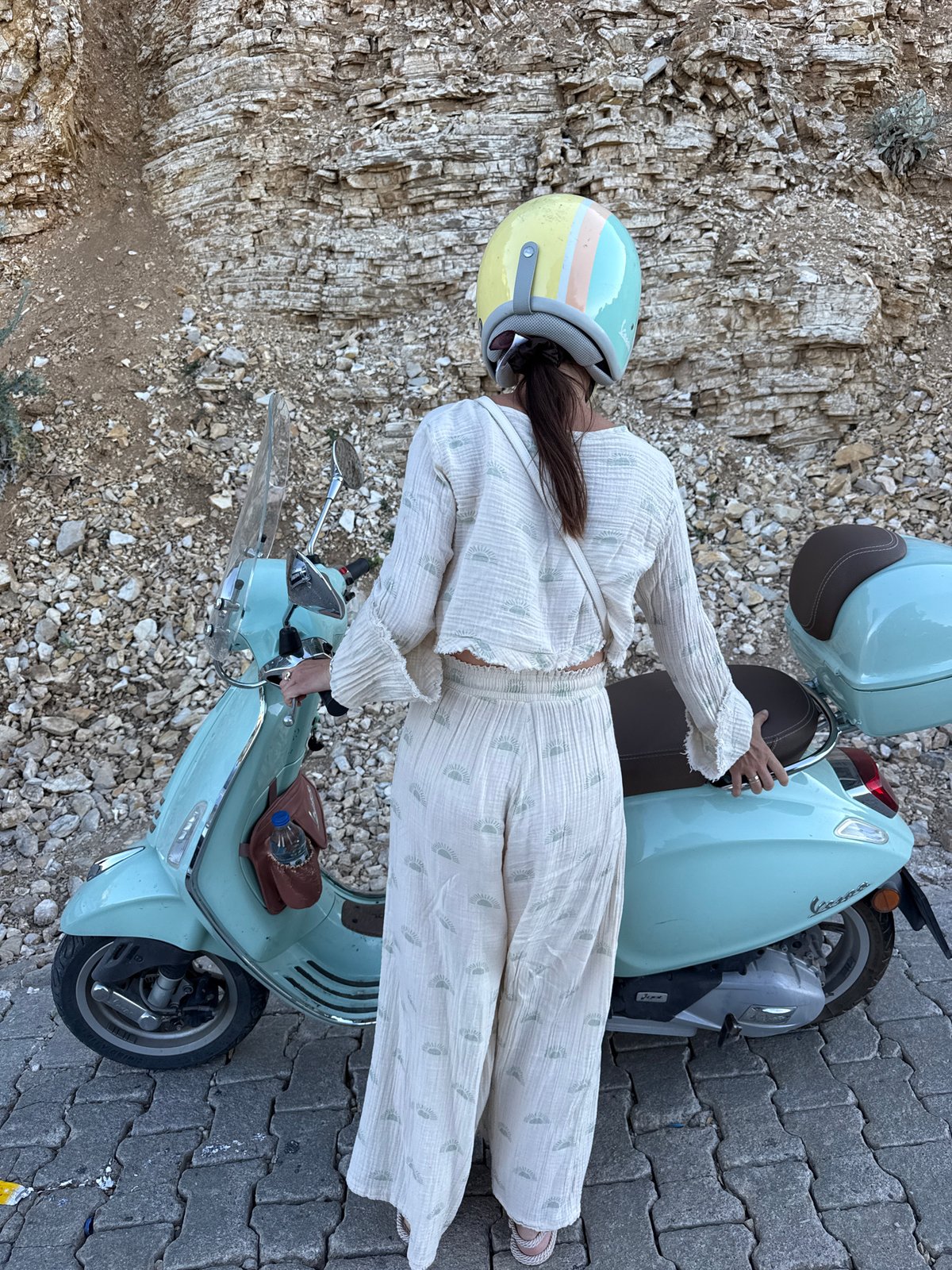Scooter ride through Fethiye's winding hillside roads