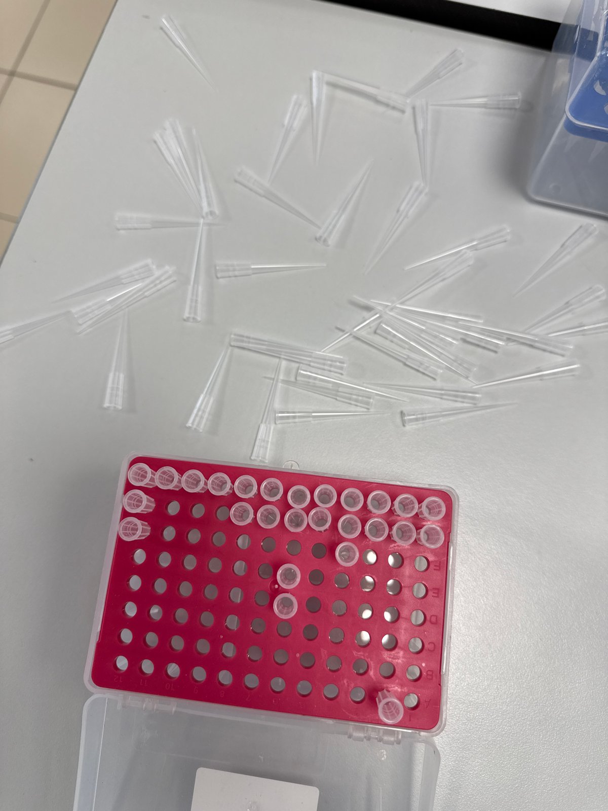 Laboratory worker documents routine operations at Moscow facility