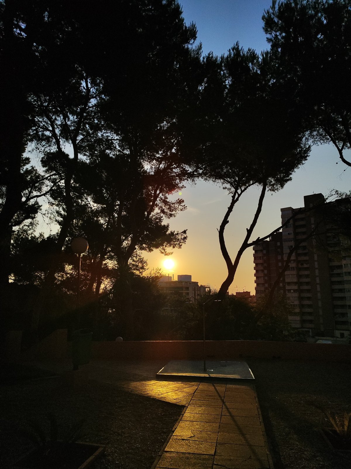 Sunrise scenes and street life along the El Campello seafront