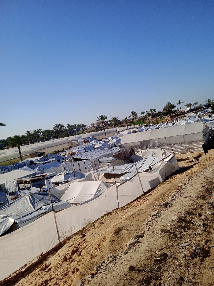 Displacement camp conditions documented in Khan Yunis, Palestine