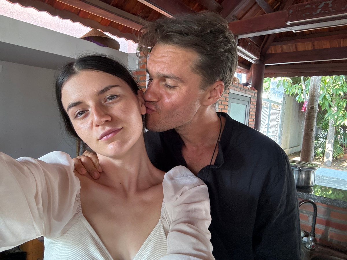 Couple photographed in intimate portraits at Mũi Né resort