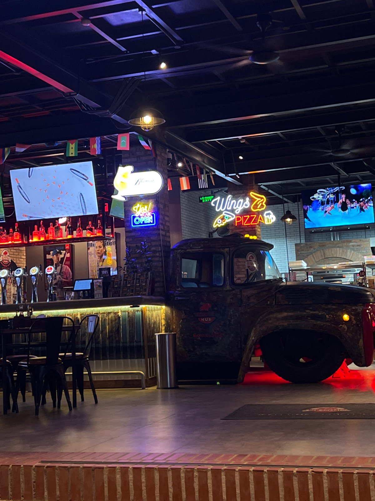 Evening scenes captured at Nha Trang bar with modified truck