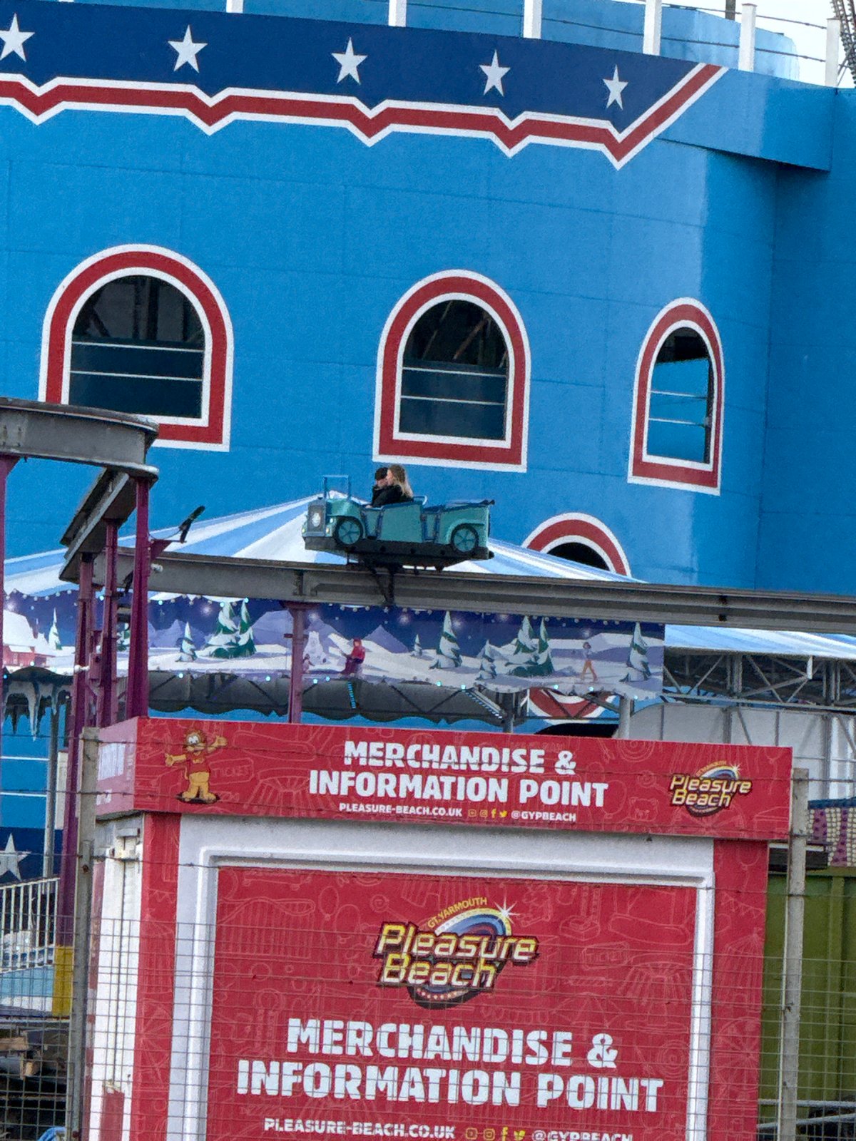 Great Yarmouth amusement park and beach scenes captured
