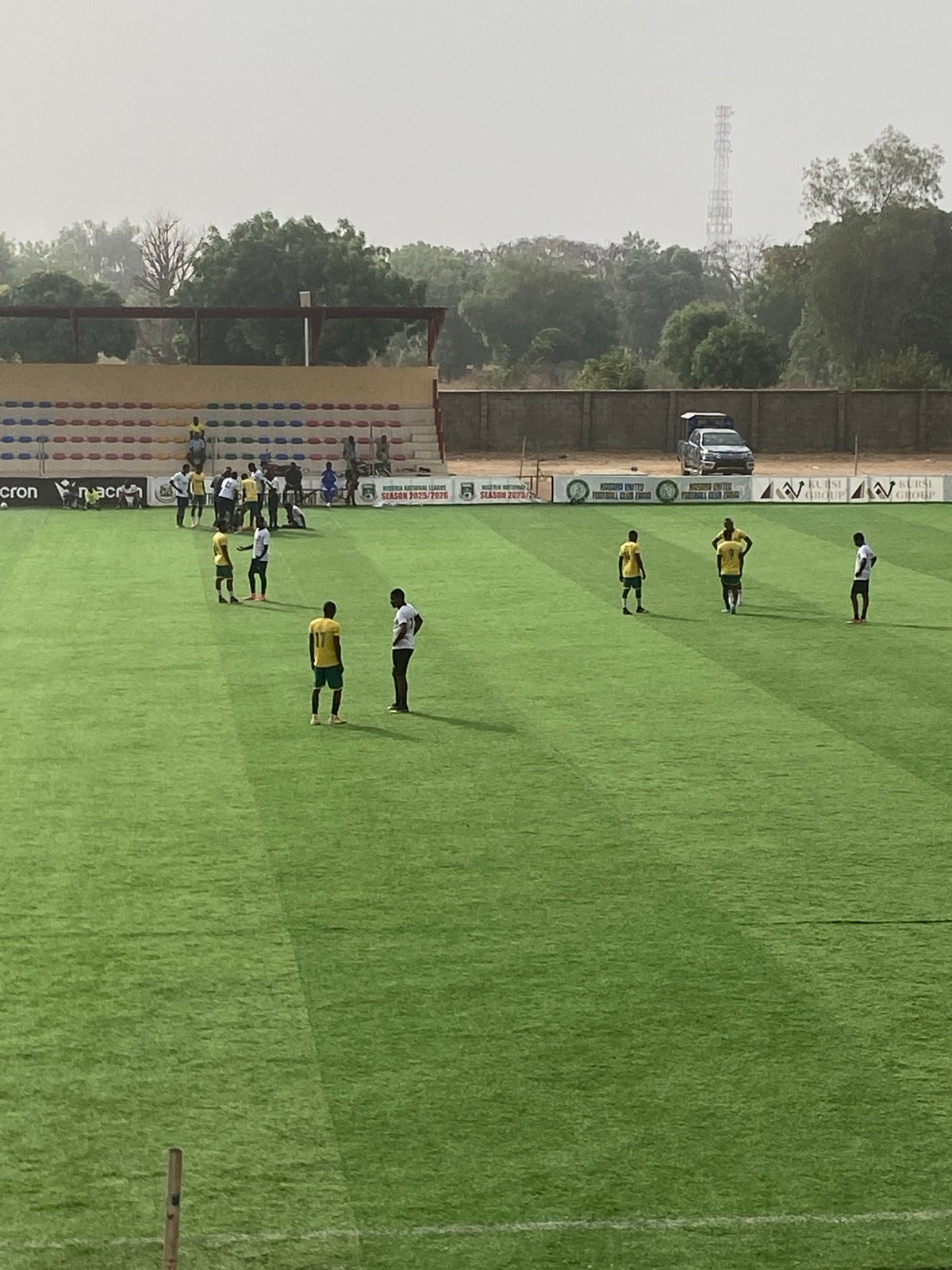 Soccer practice session observed in Tudun Wada, Nigeria