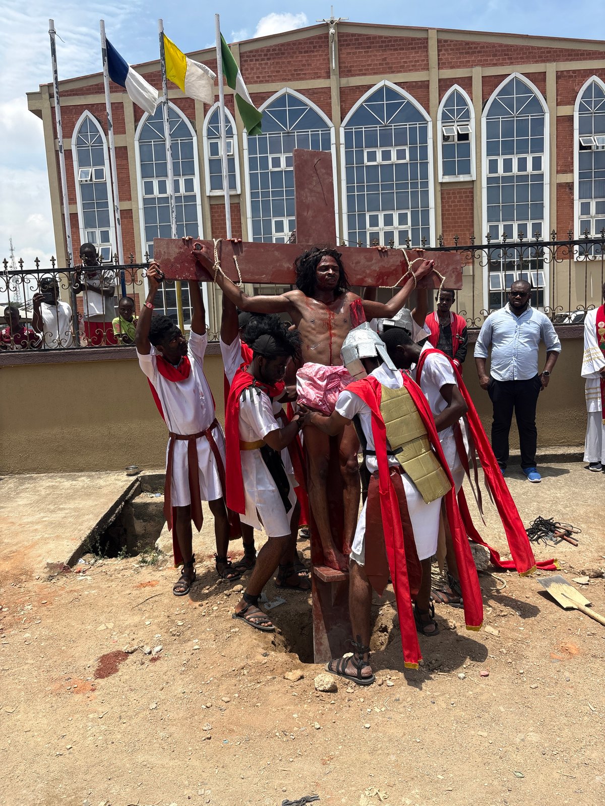 Easter Passion Play Performed in Ikeja, Nigeria
