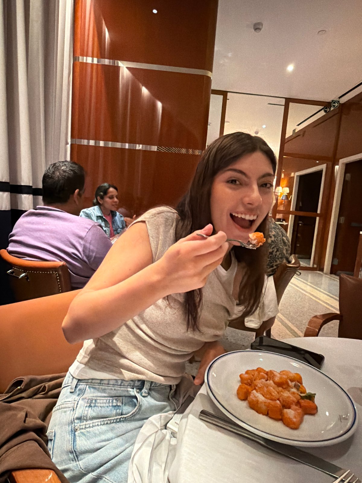 Late-night dinner at a Mexico City restaurant