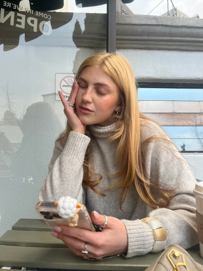 Woman photographed in quiet moments in Mexico City