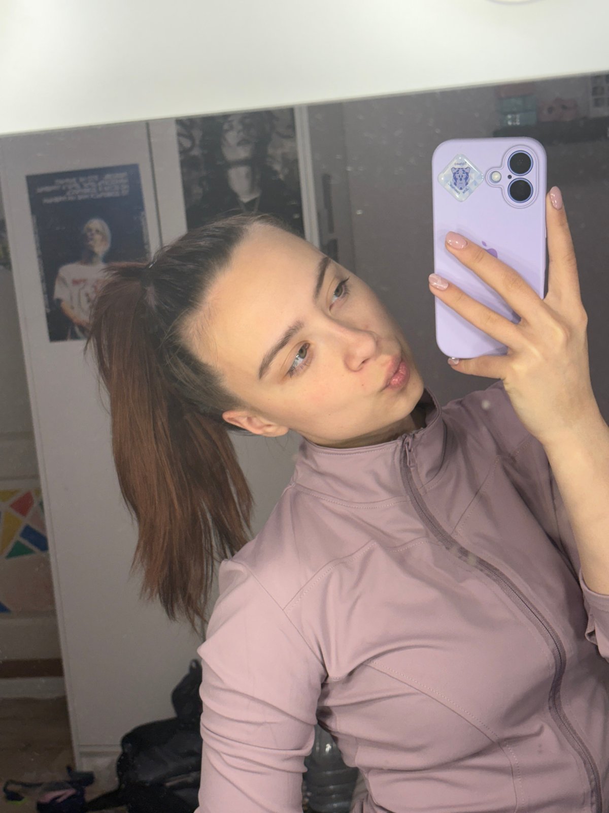 Woman documents early morning routine in Прикамский, Russia