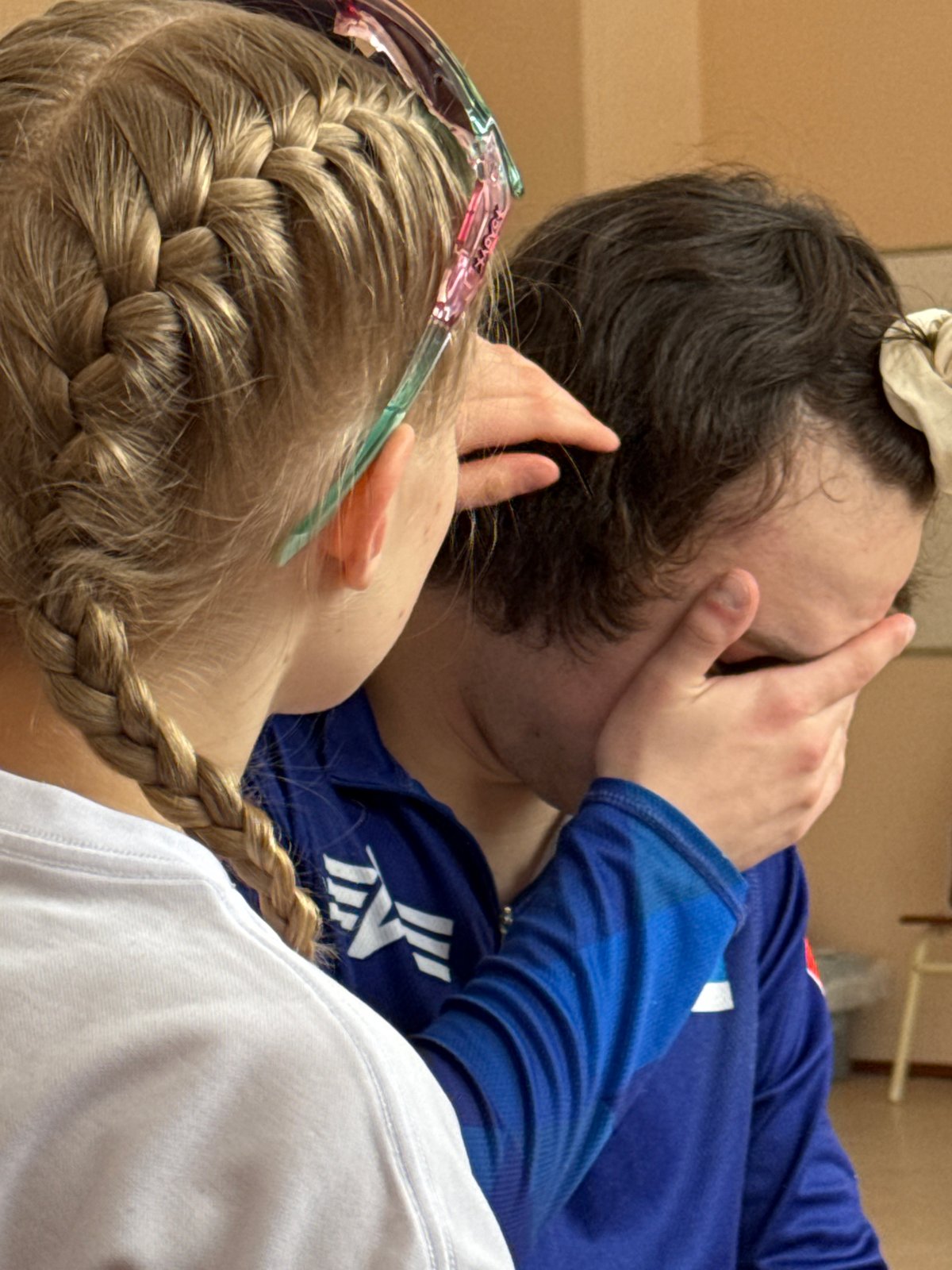 Indoor rope training exercises conducted at Berezniki gymnasium
