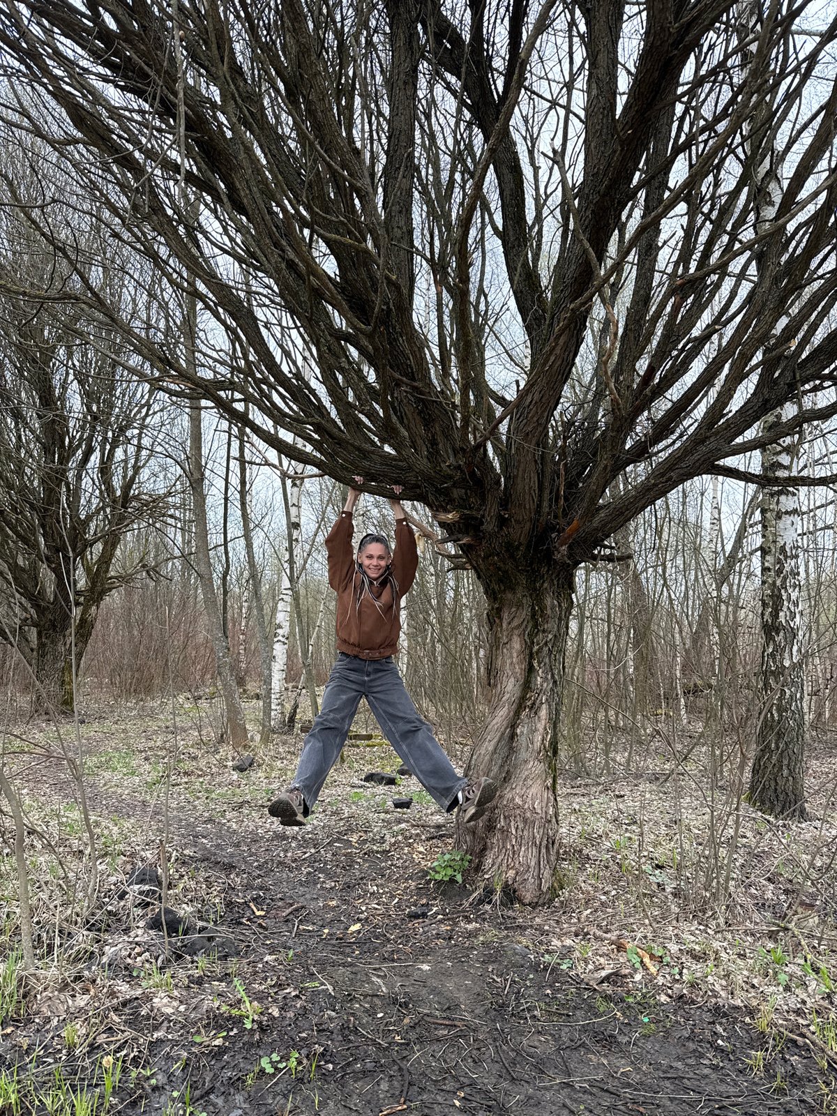 Person spotted hanging from tree in Russian woodland