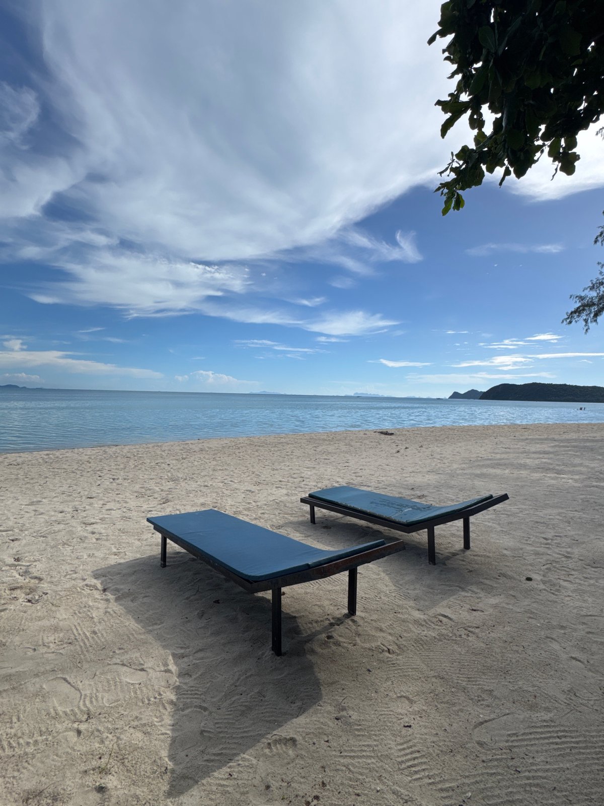 Morning beach scenes captured on Ko Pha Ngan Thailand