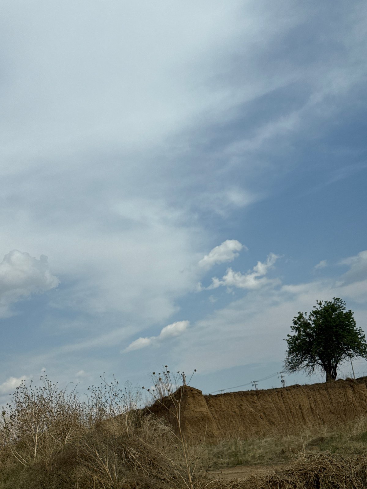 Clear evening sky observed in San Gregorio Atzompa, Mexico