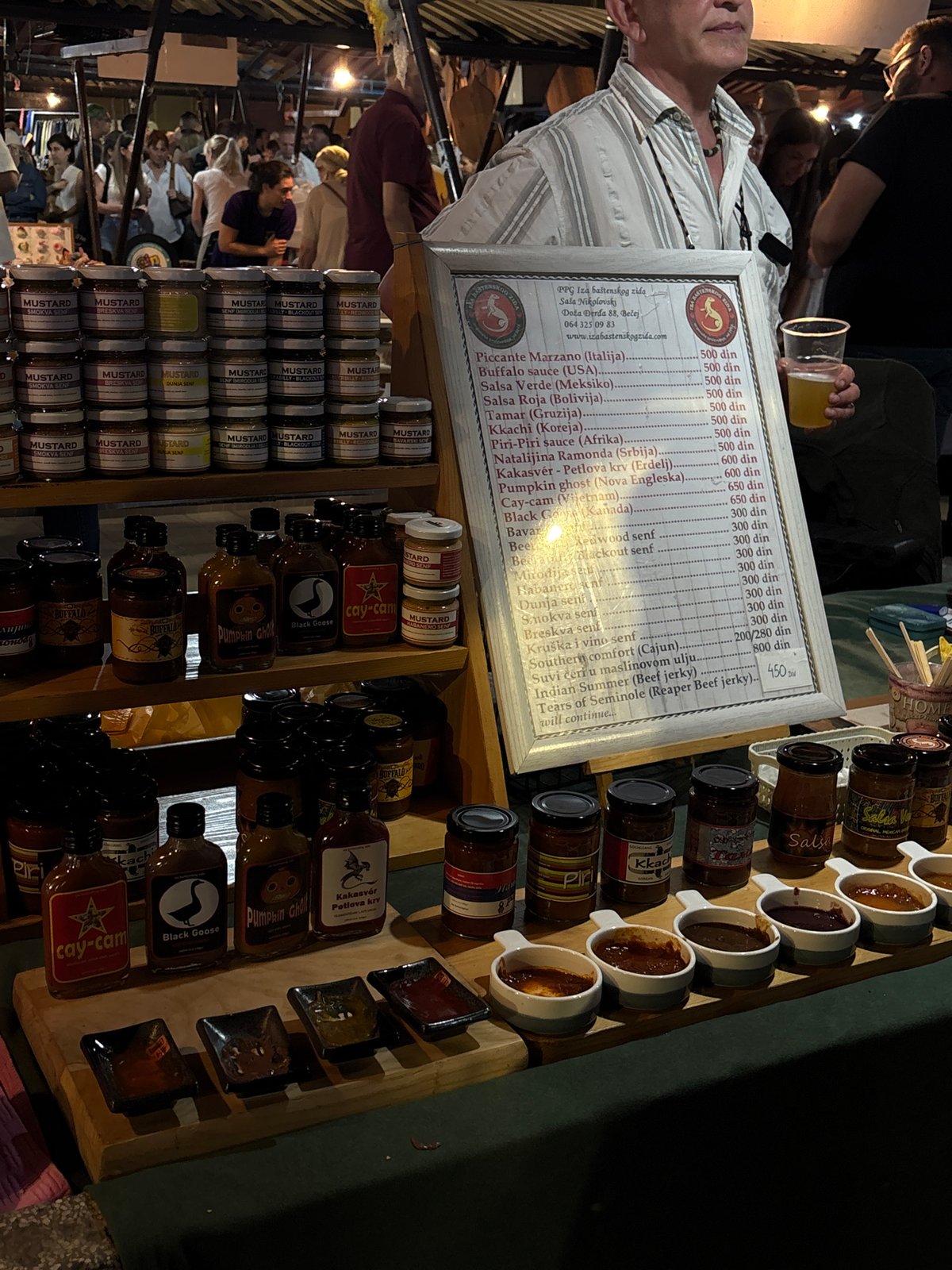 Evening market festival draws crowds in Novi Sad, Serbia