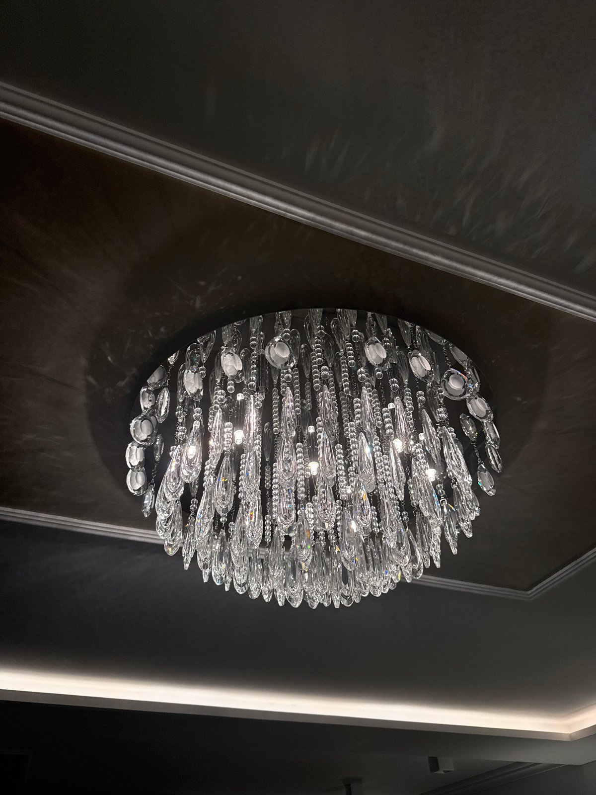 Luxury interior documented in Sofia establishment morning hours