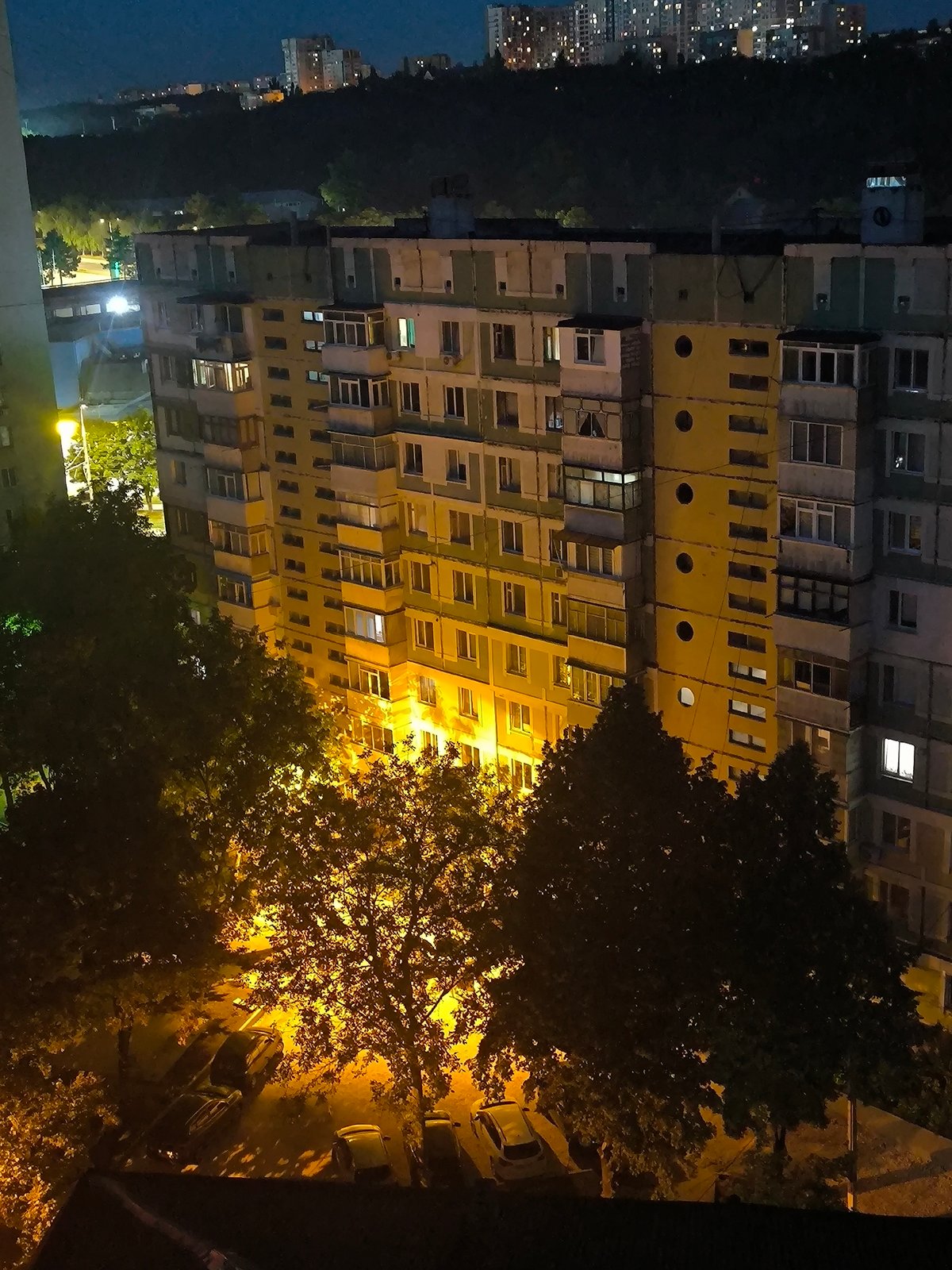 Chișinău Soviet-era apartment blocks at dusk, multiple angles