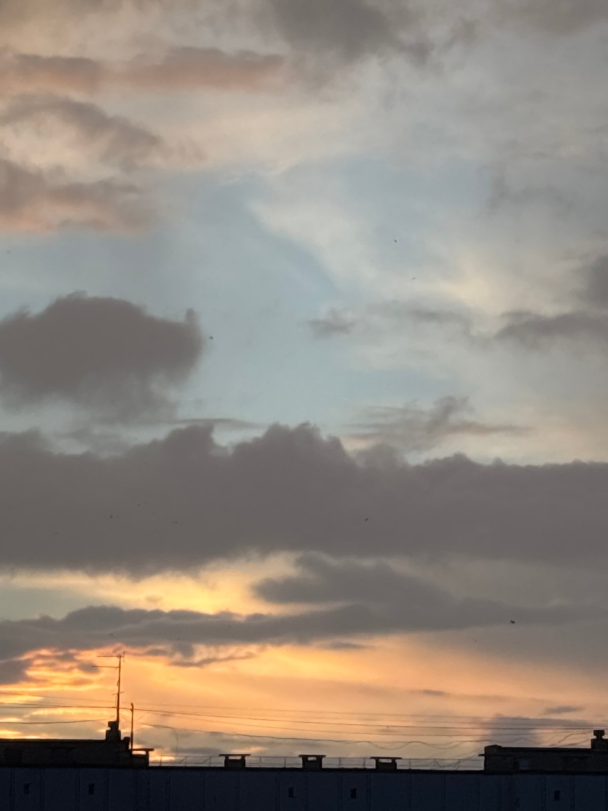 Dramatic overcast skies observed over Chaikovsky, Russia settlement