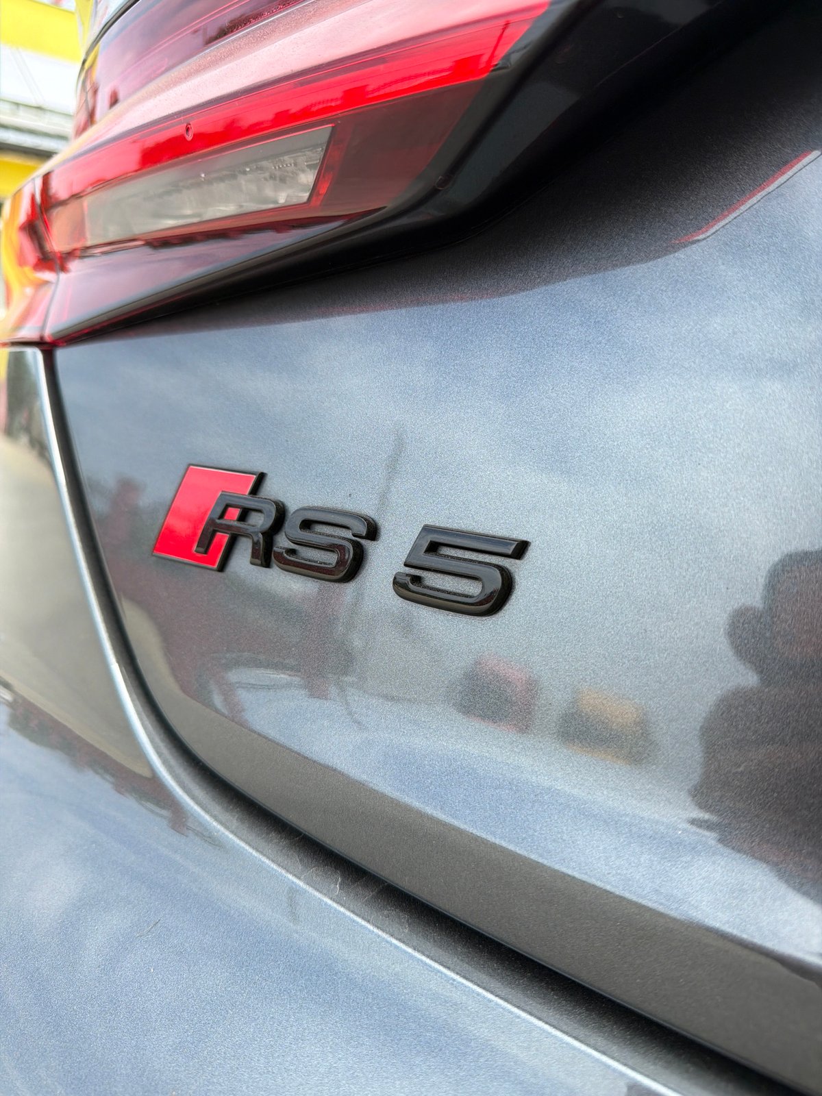 Gray Audi RS5 documented in Bulgarian village morning