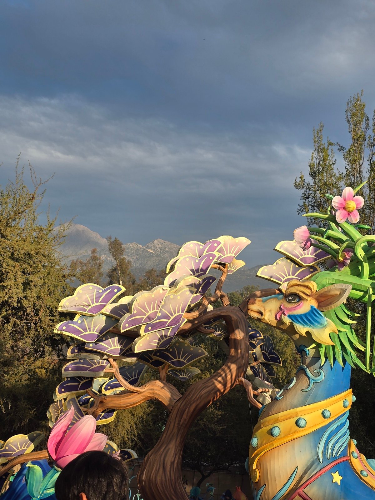 Chinese lantern festival illuminates Puente Alto with colorful sculptures