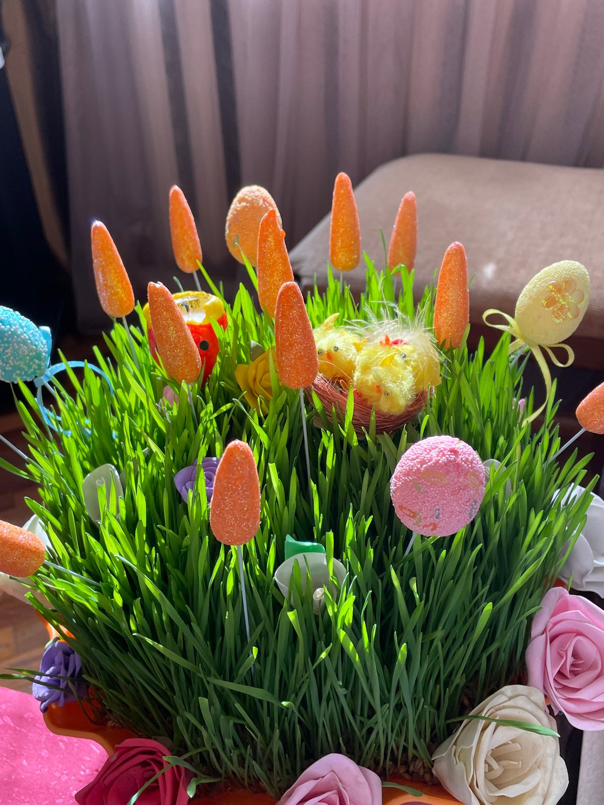 Easter chicks display documented in Armenian village