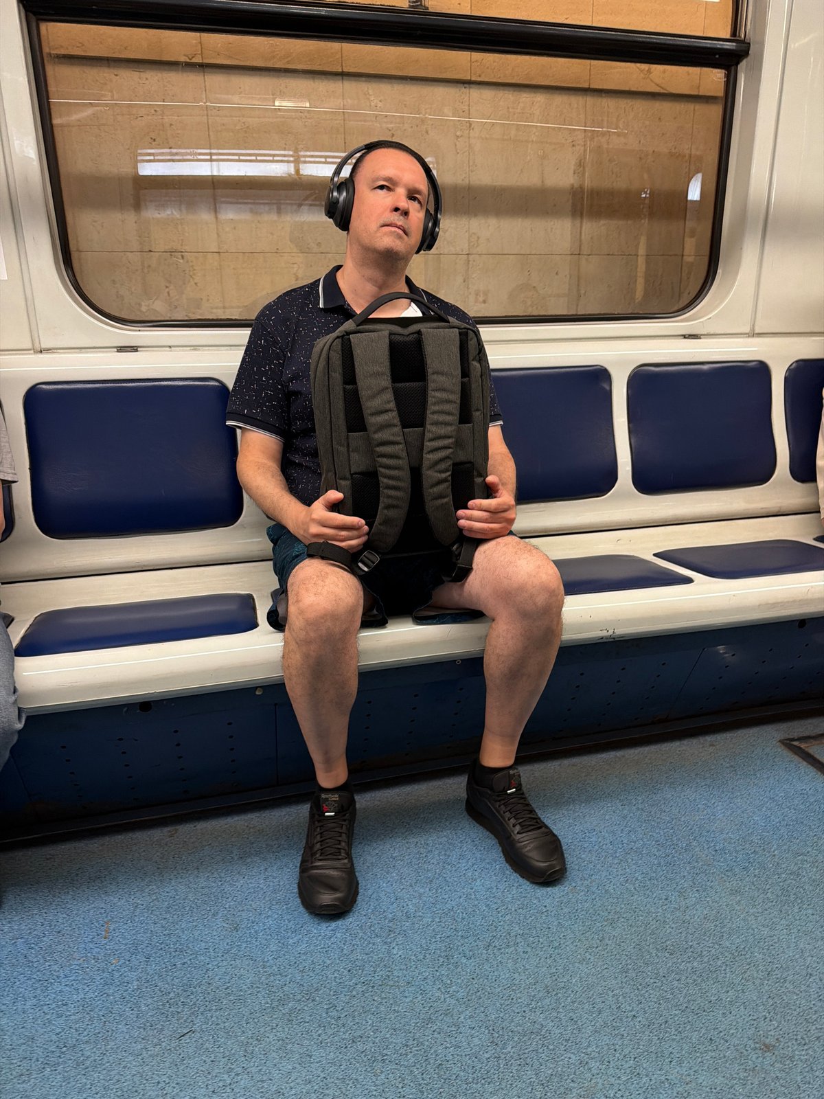 Moscow metro and streets on a regular summer afternoon