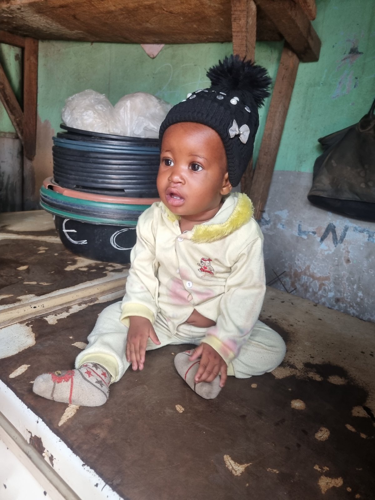 Morning childcare moments captured in Fegge, Nigeria