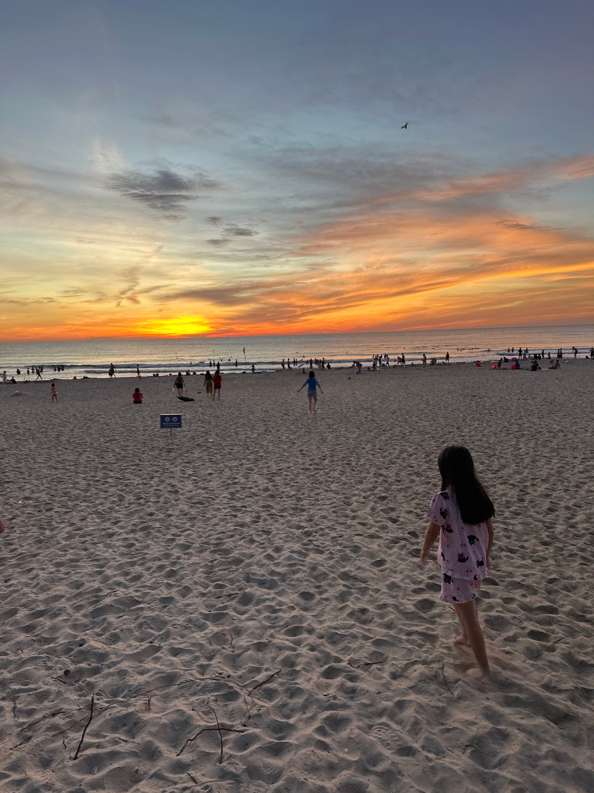 Sunset beach gathering at My Khe Beach, Da Nang