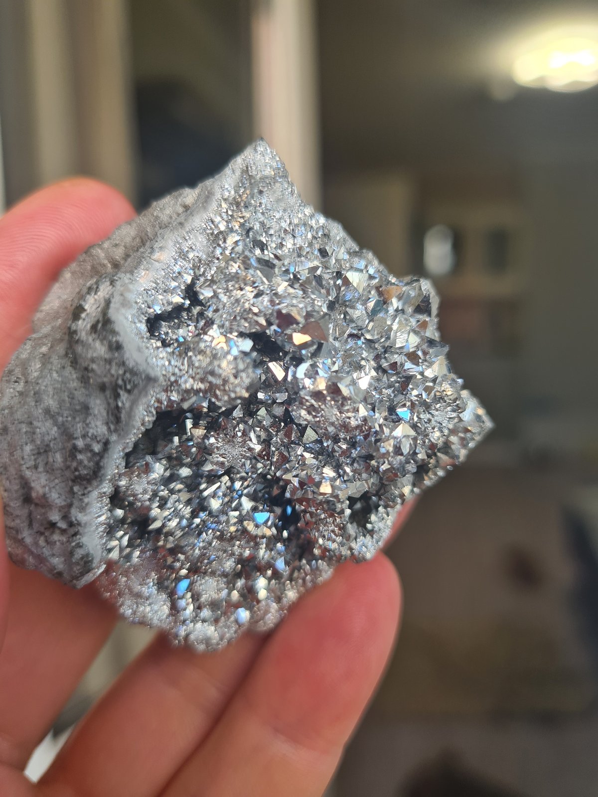 Bulldogs napping at home, plus a geode closeup