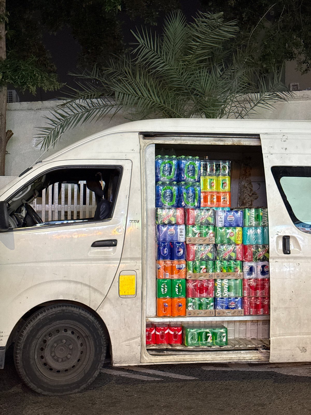 Evening street life captured across Dubai dining district