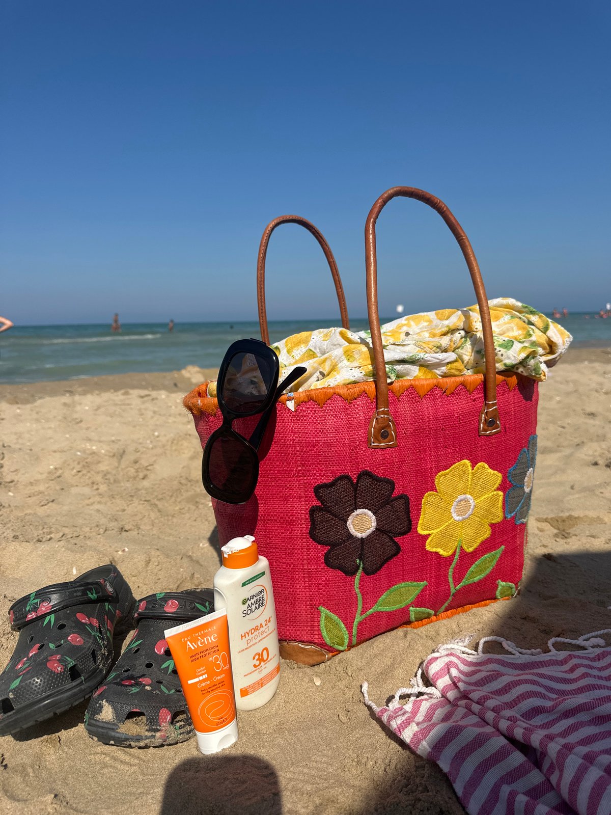 Slow beach afternoon in Pineto, Italy